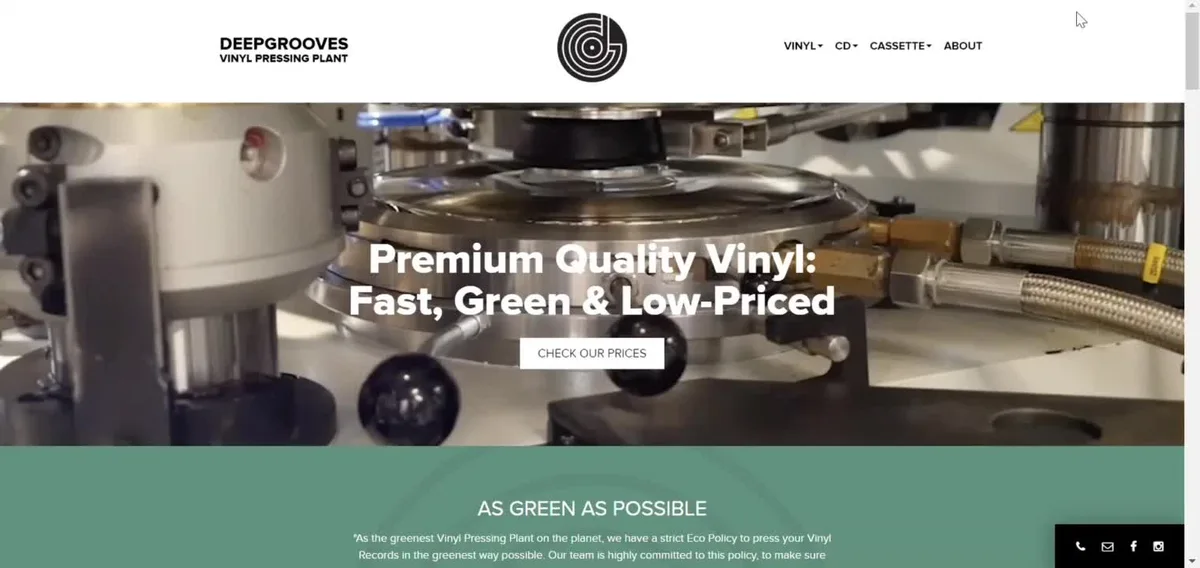 DeepGrooves website